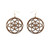 HANDCRAFTED BOHO LASERCUT SEED OF LIFE EARINGS