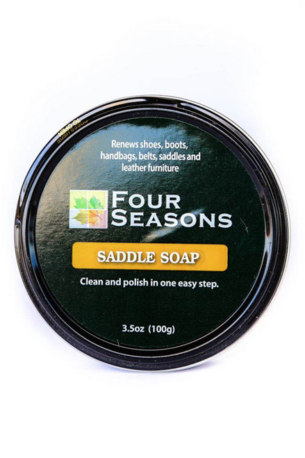 Fiebing's Saddle Soap White 3.5 oz Polish and Clean Leather Revives Color