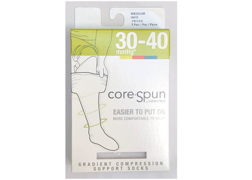 Core-Spun Firm 30-40mmHg Graduated Knee High Compression Socks