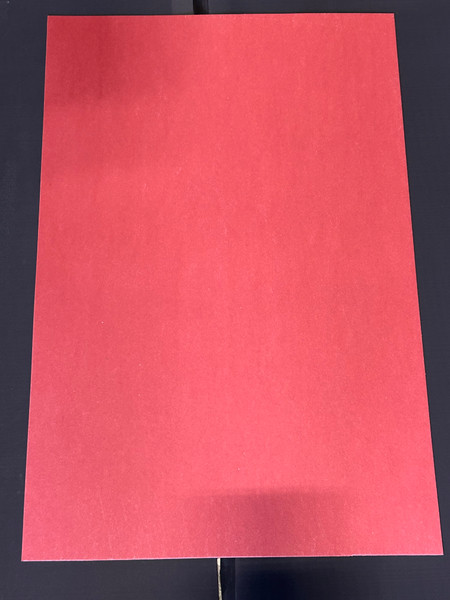 Red Fiber Sheet