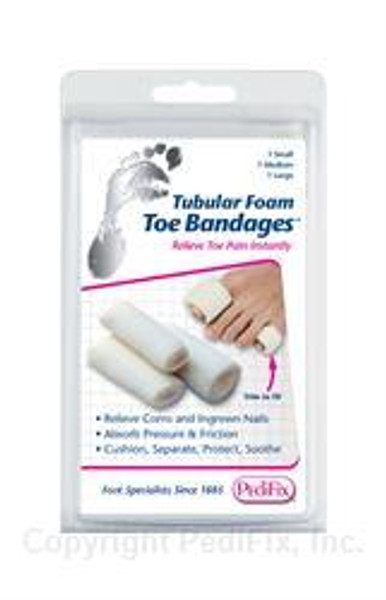 P337 Tubular Foam Toe Bandage