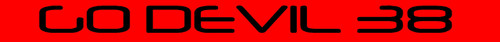 1.6" Fiberglass Go Devil Decal