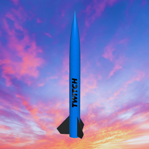 3" Fiberglass Blue Twitch ™