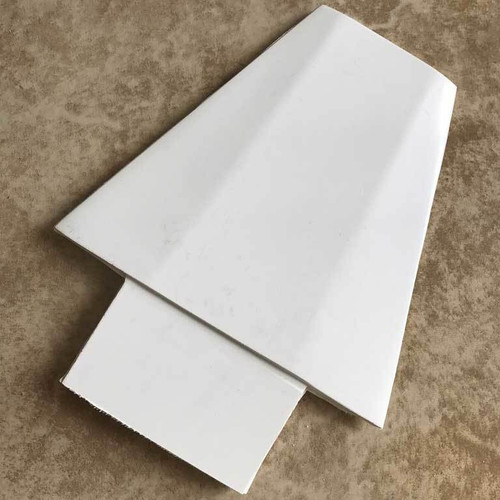 4" Hand Laid Fiberglass Nike Smoke Fin - Molded