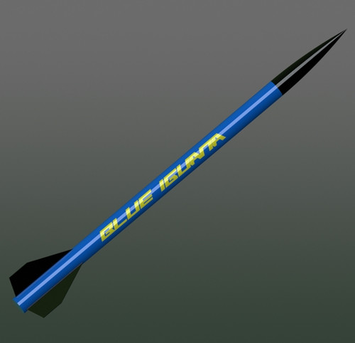 2.6" Fiberglass Blue Iguana