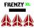 Cut Vinyl 4" Frenzy XL Decal