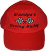 Grandpa's Racing Buddy Toddler Hat in Red