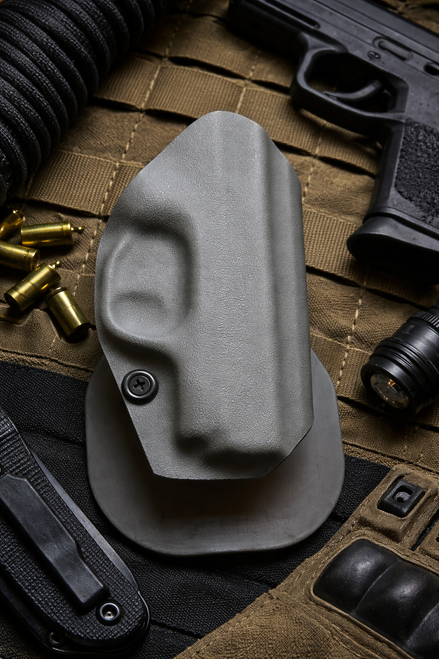 STS Concealment OWB Kydex paddle holster for Smith and Wesson Bodyguard 2.0 .380 ACP black finish