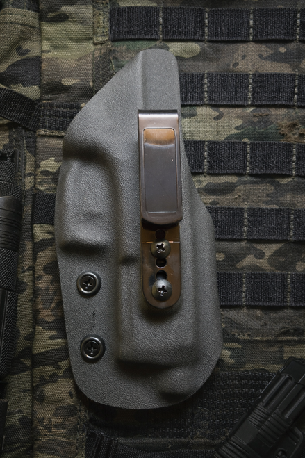 Palmetto State Armory Rock 5.7 threaded barrel tuckable IWB Kydex holster with adjustable clip