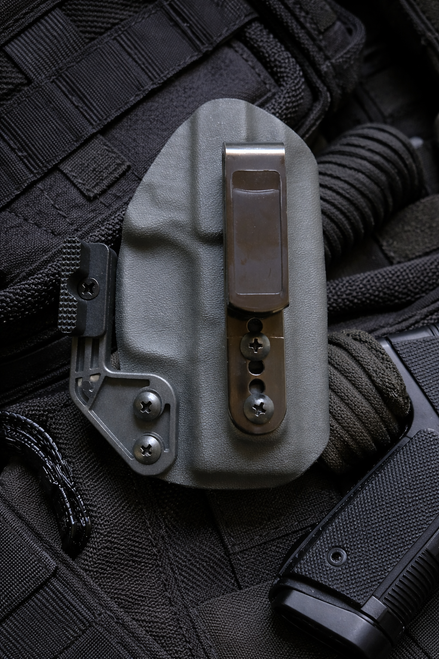 Kimber CDS9 IWB tuckable Kydex holster black finish