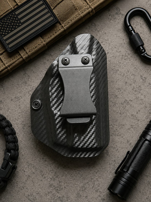 SIG P365 + LIMA LASER
CUSTOM IWB KYDEX HOLSTER