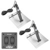 Lectrotab XKA Aluminum Alloy Trim Tab Kit w/Rocker Switch - 9 x 24 Lectrotab XKA Aluminum Alloy Trim Tab Kit w/Rocker Switch - 9 x 24