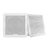 Fusion FM-F65SW 6" White Square Flush Mount Speakers