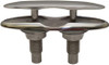 Attwood 66519-1 Retractable Low-Profile Stainless Steel Marine Boat 8-Inch Neat Cleat