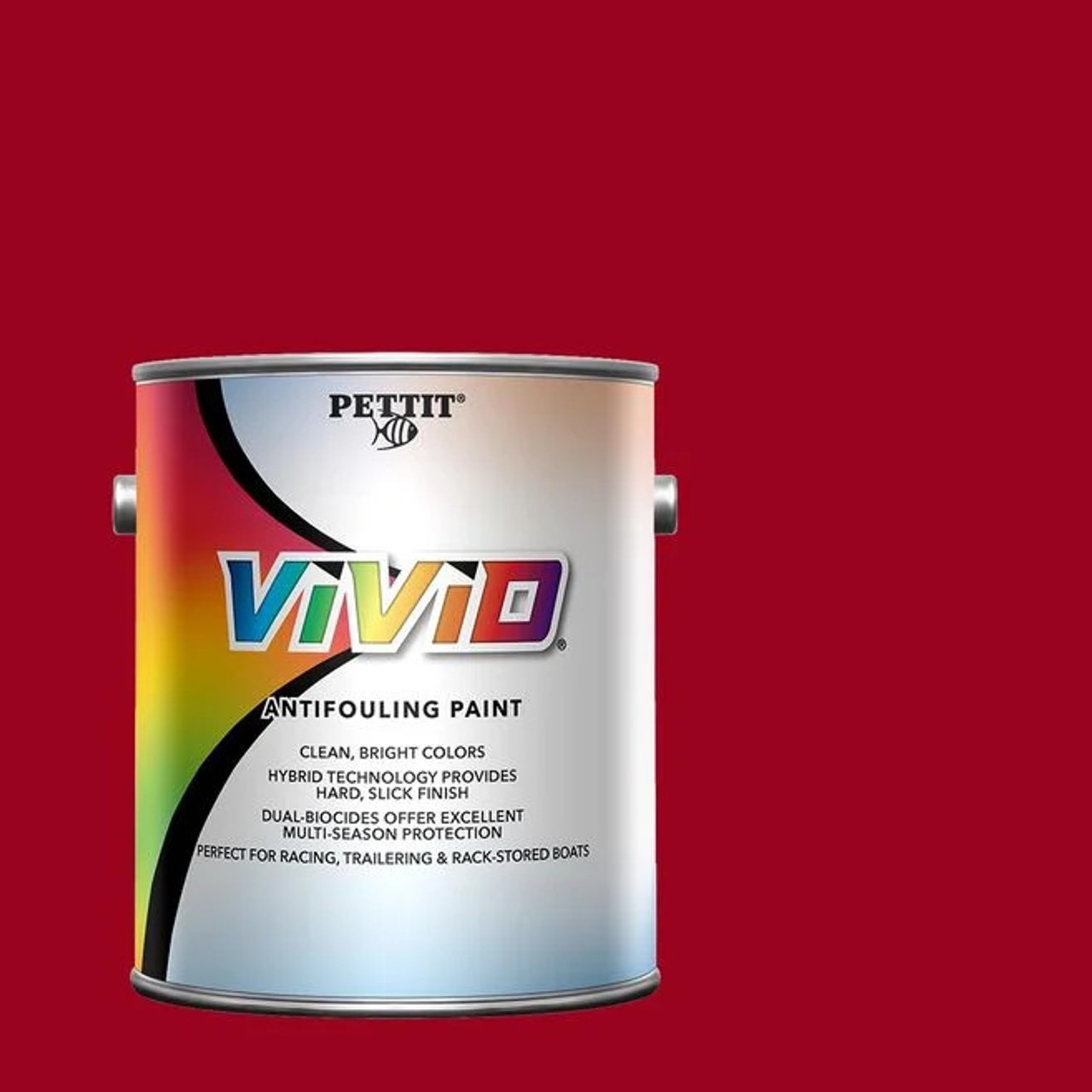 Pettit ViViD Bright Colored Hybrid Antifouling Paint -Quart Red