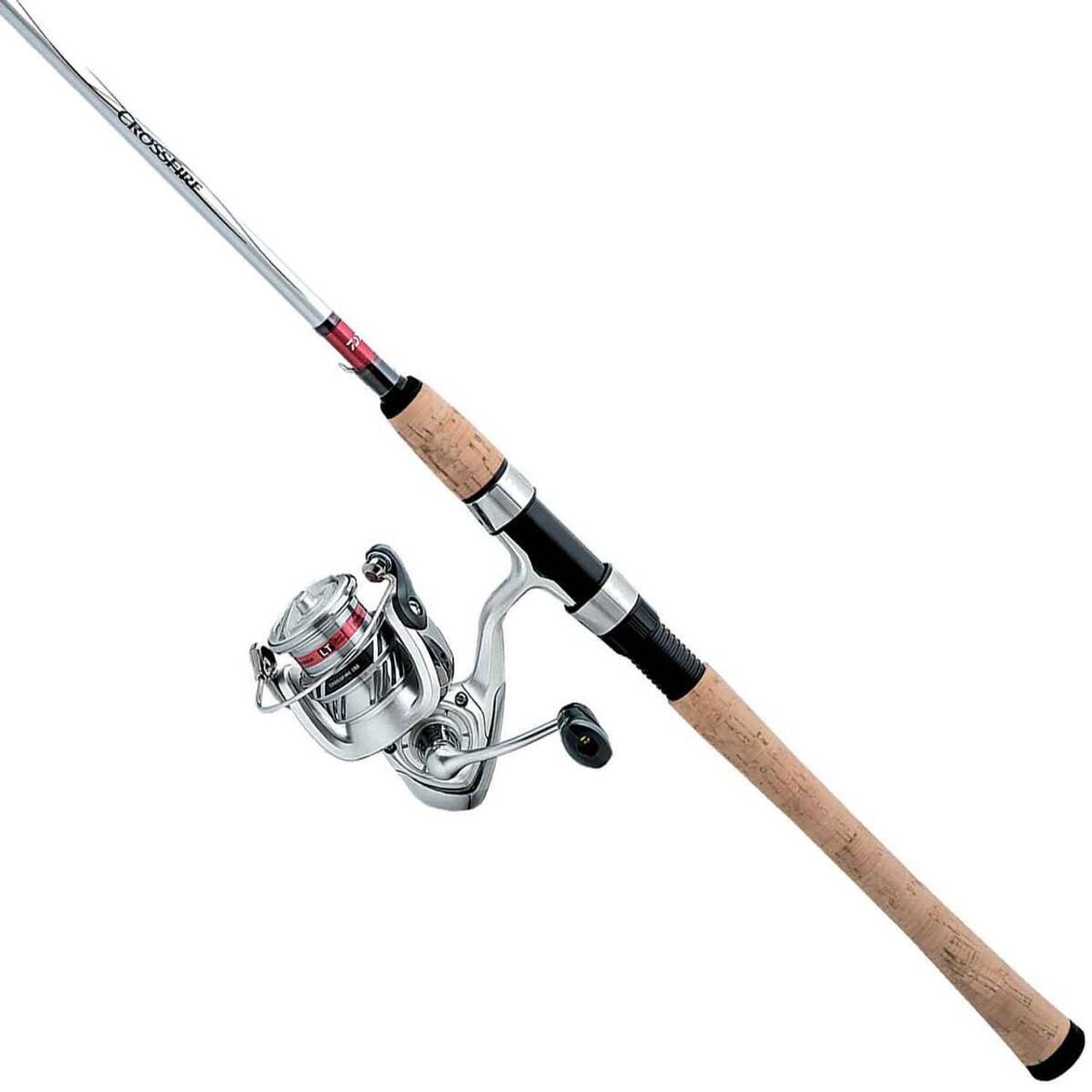 Daiwa Crossfire Light Tough Spinning Combo Graphite Rod 6'6" Medium 2-PC