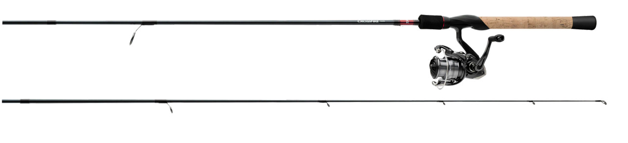 Daiwa Crossfire Light Tough Spinning Combo Graphite Rod 6'6" Medium 2-PC