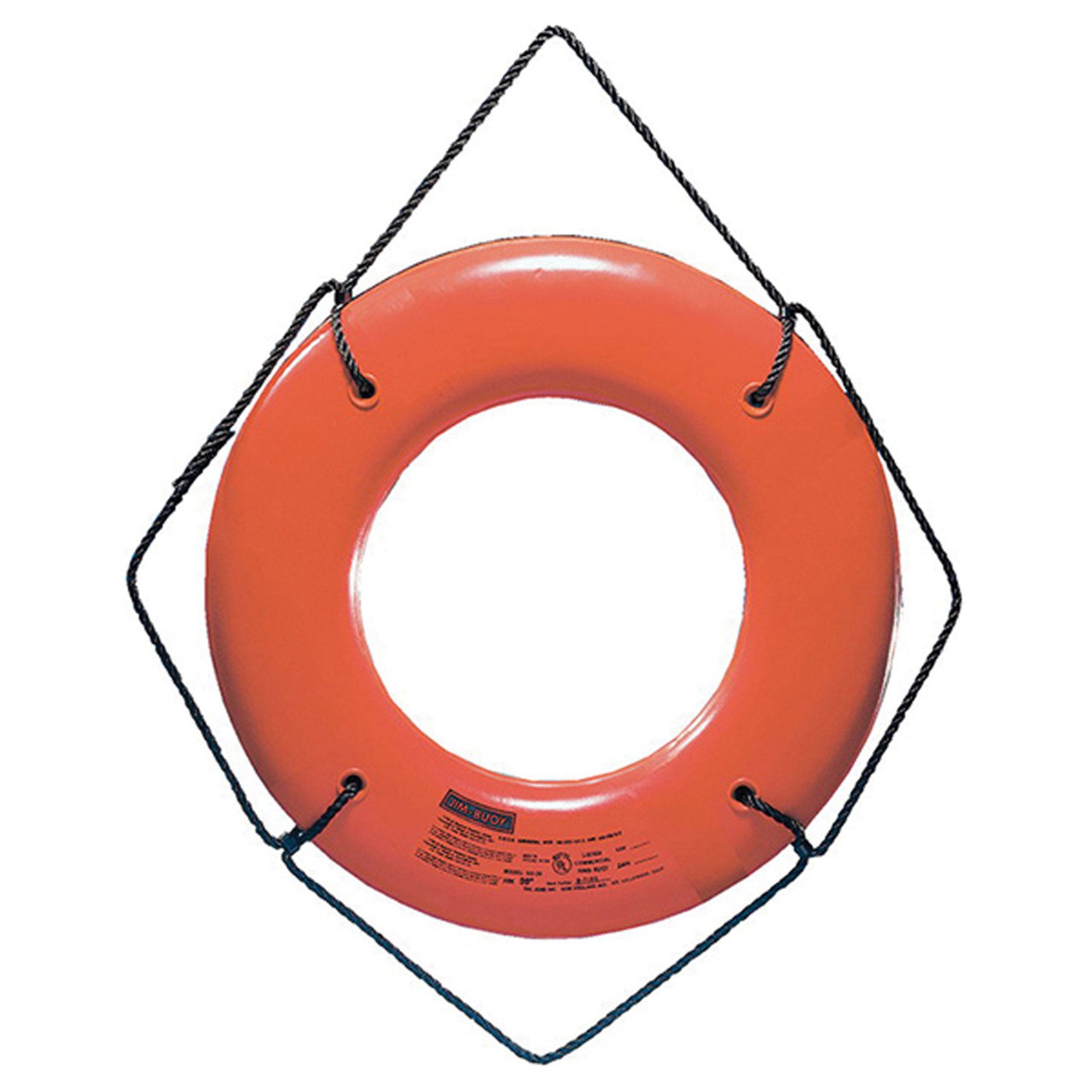 20" JBO-X-20 Type IV Life Ring Orange - Jim Buoy