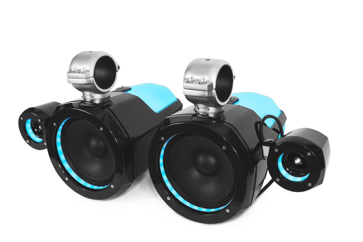 Roswell R1 Pro Tower Speakers - White - 200W RMS & 400W Peak Power