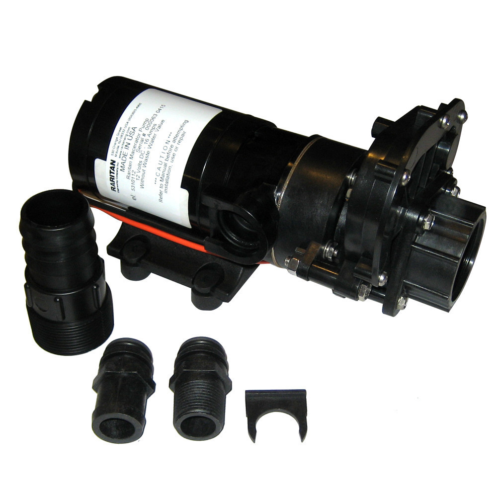 Raritan Macerator Pump - 24v w/Barb Adapter