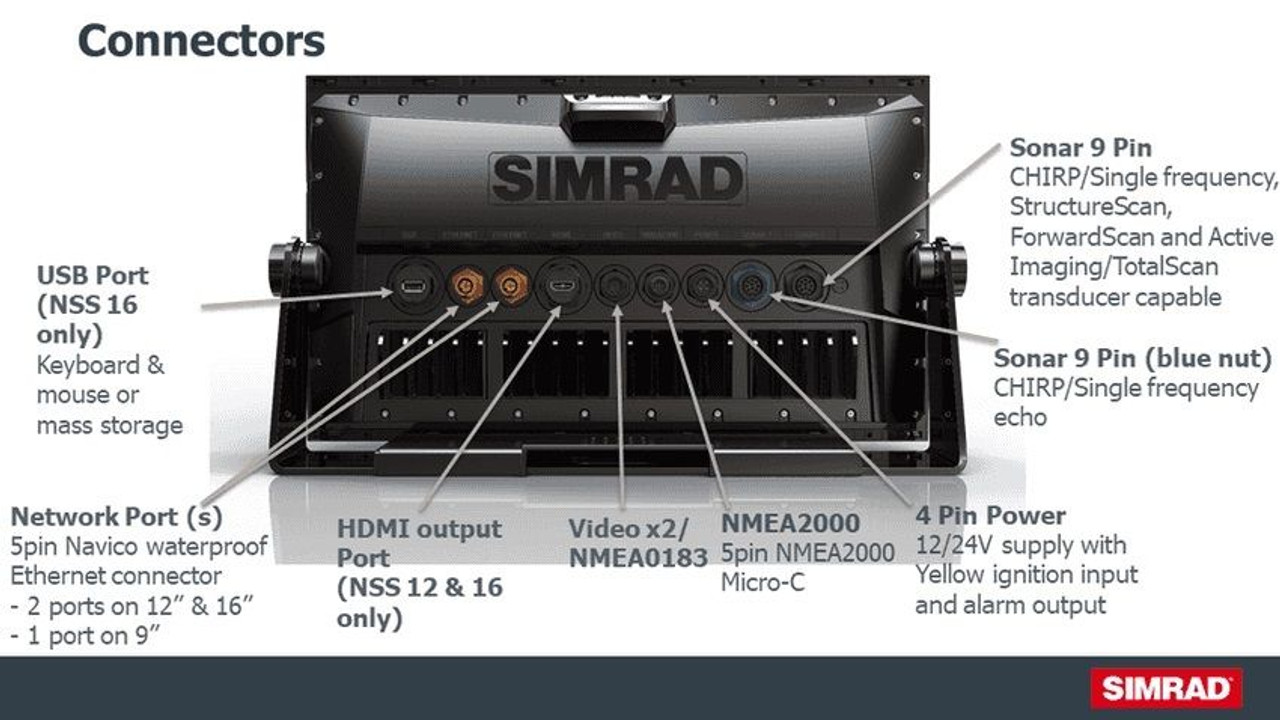 SIMRAD NSS9 EVO3S CHARTPLOTTER/FISHFINDER MFD