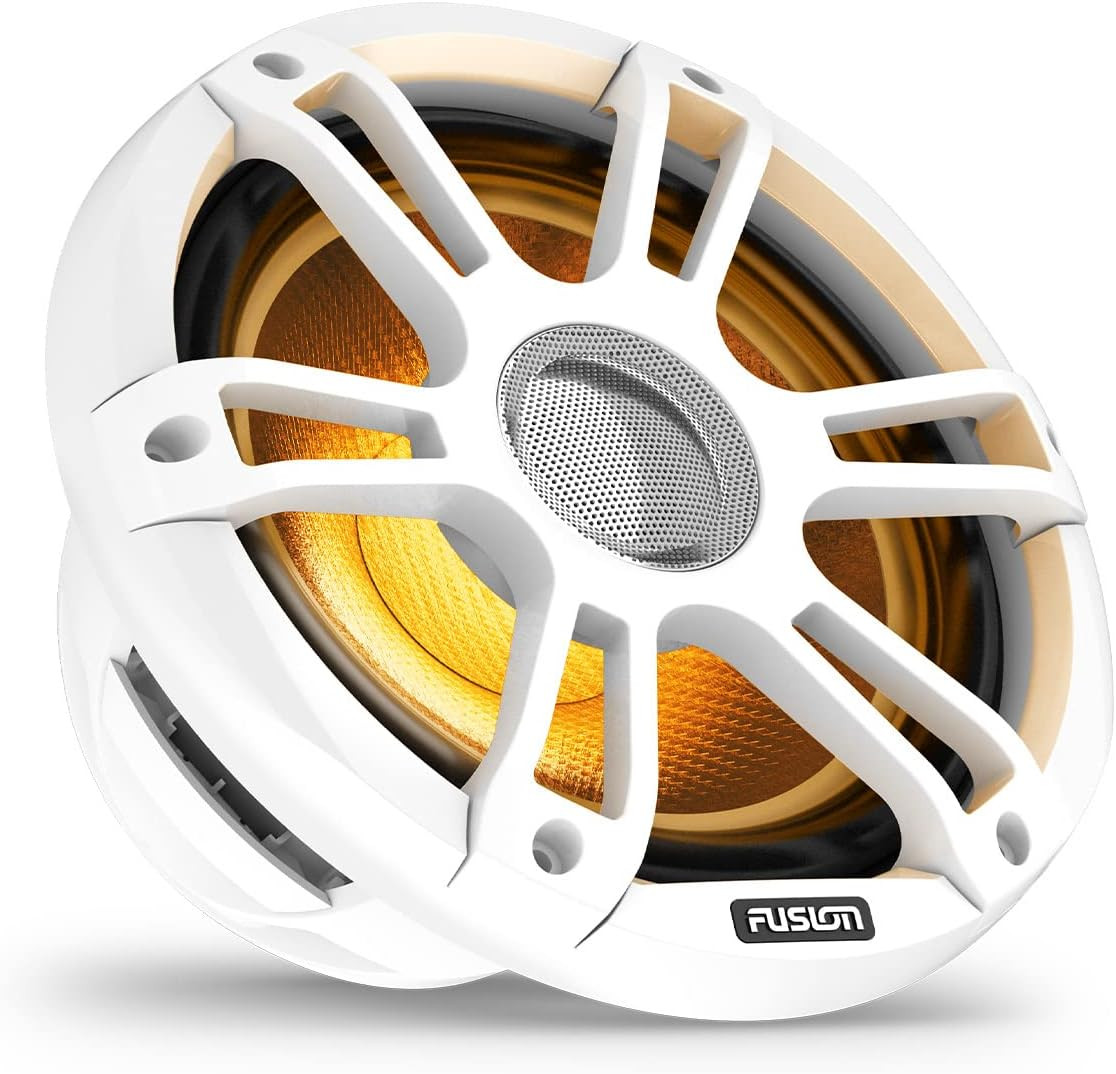 Fusion Signature Series 3i 8.8" CRGBW Sports Speakers - White
