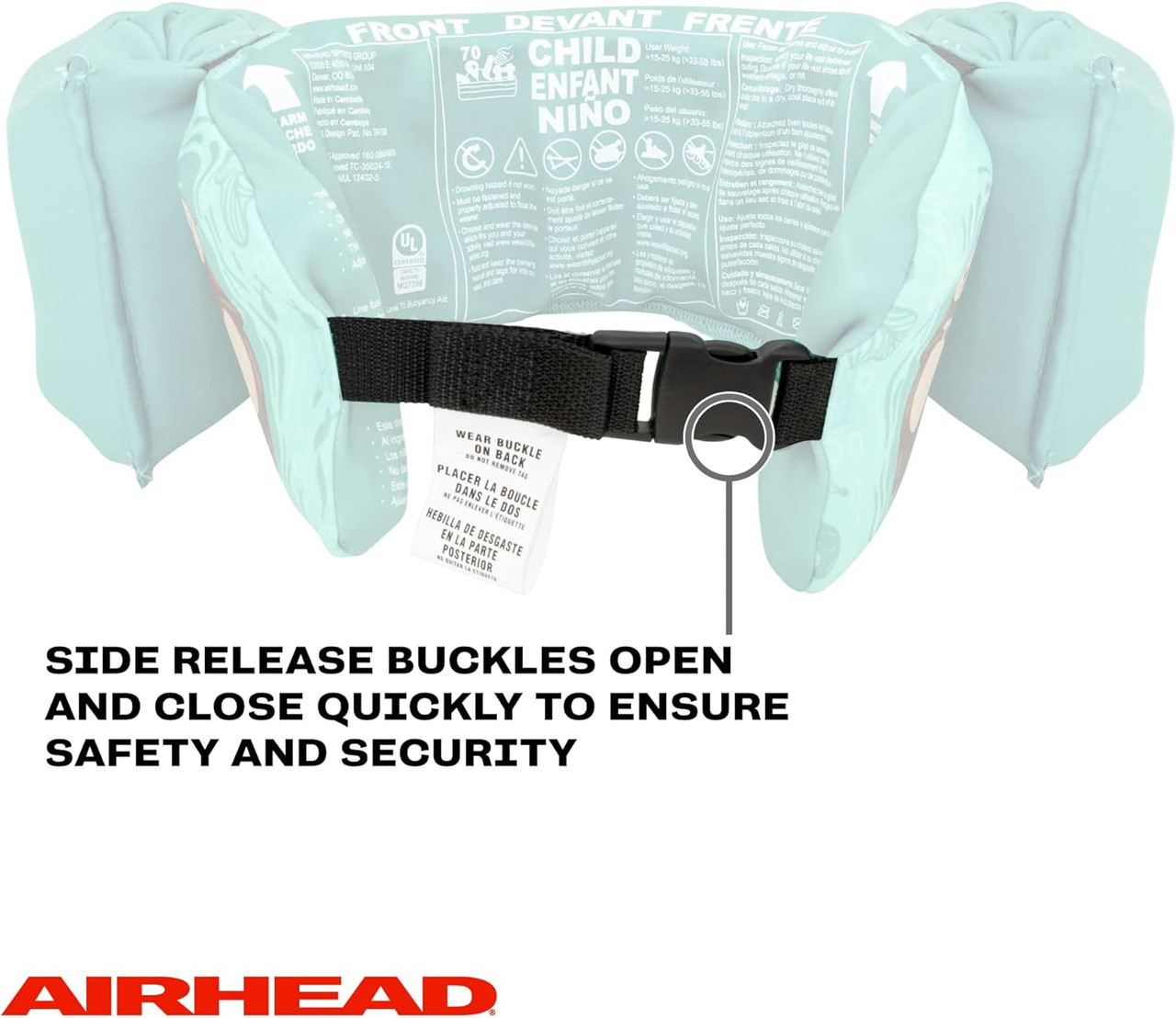 Airhead Water Otter Elite Life Jacket | Flotation Devices for Kids | Multiple Colors Available