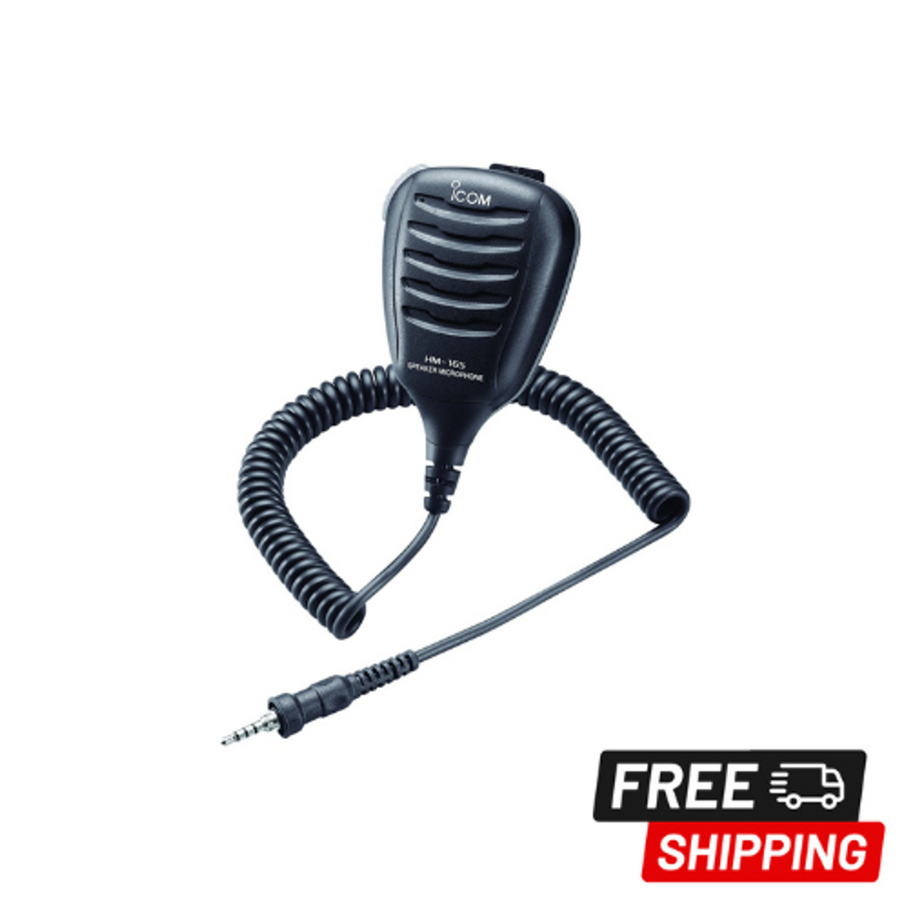 Icom HM-165 Speaker Mic w/Alligator Clip - Waterproof