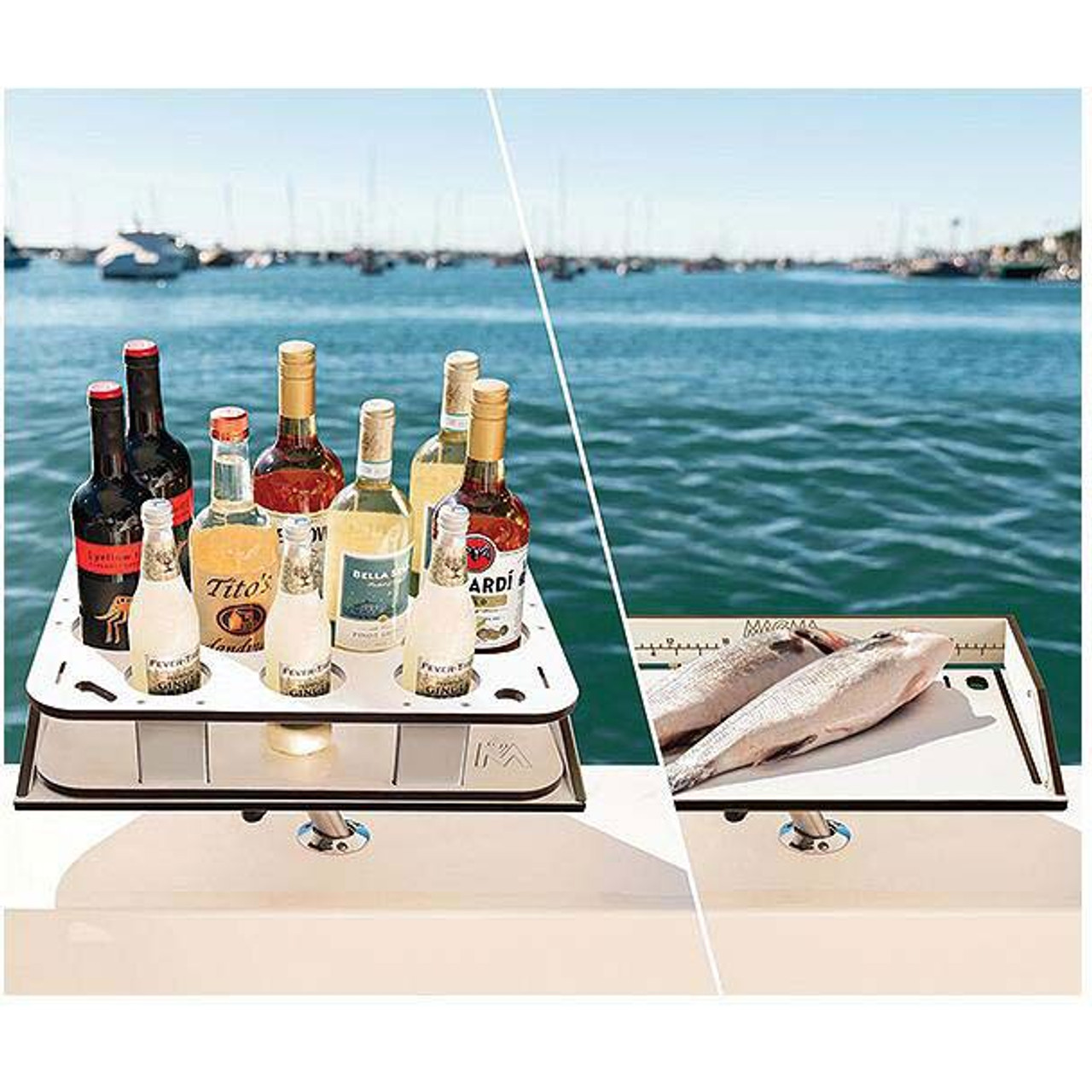 Magma Rectangle Party Table w/Fillet Table & LeveLock Mount