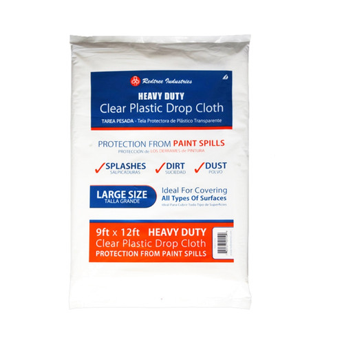 Redtree  9' x 12' Drop Cloth Plastic