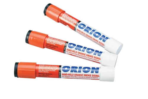 Orion Orange Smoke Flares -3 Pack - US Boating Marine Supplies