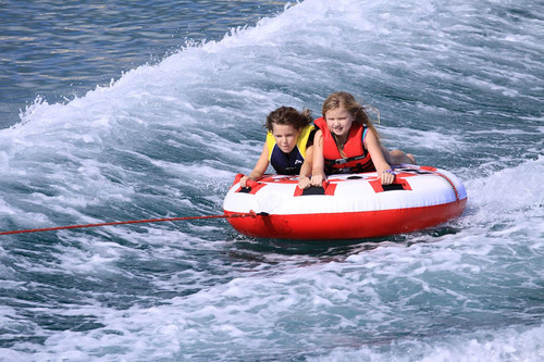 Airhead Hot Shot 1 Rider Towable Tube for Boating - US Boating Marine Supplies