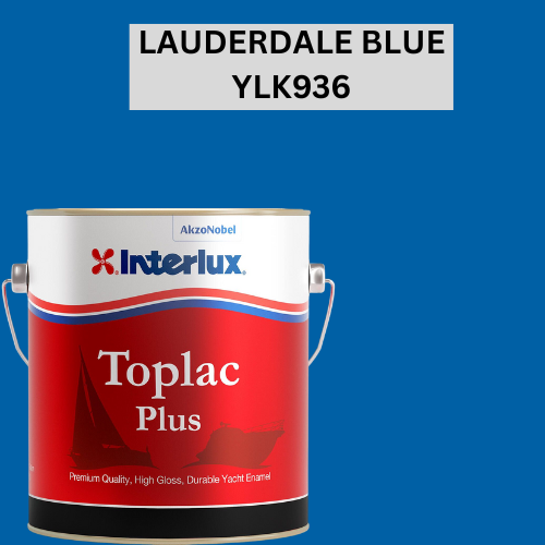 Interlux Toplac Plus Marine Paint - Quart Lauderdale Blue