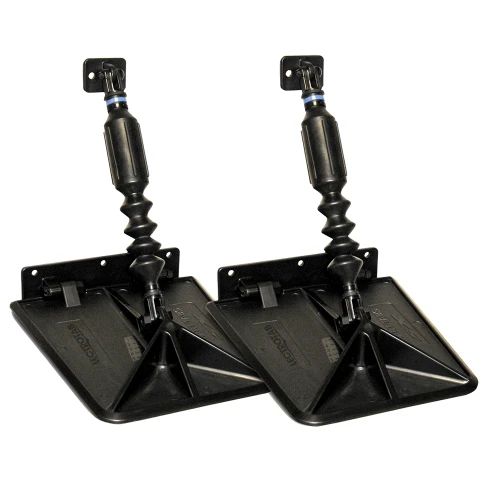 Smart Tab SX Composite Trim Tabs by Lectrotab 9.5” x 10” f/12'-16’ Boat w/40 - 80HP - Black