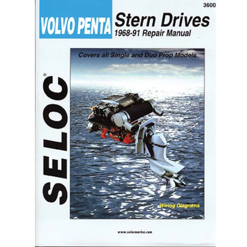 Seloc Volovo Penta Stern Drive Repair Manual for 1968 - 1991