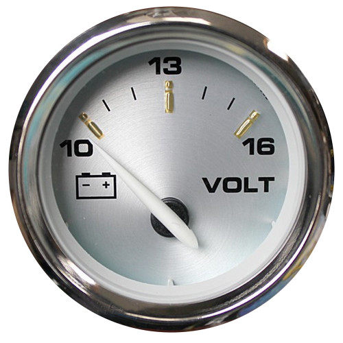 Faria Kronos 2" Voltmeter - US Boating Marine Supplies