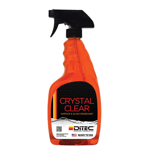 DiTEC Crystal Clear - Spray Bottle - 24oz - US Boating Marine Supplies