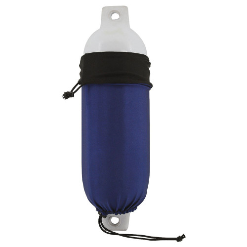 Dock Edge Reversible Fender Cover - Black/Blue - X-Large - US Boating Marine Supplies