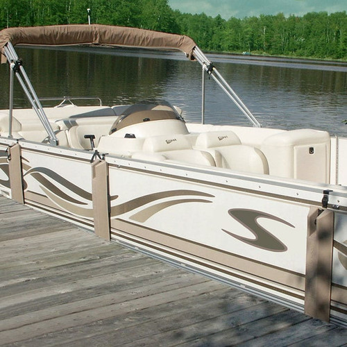 Dock Edge 'TOON Pontoon Boat Fender - 36" - Grey