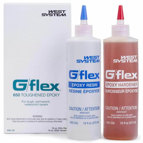 WEST SYSTEM G/flex 650-32 Liquid Epoxy, Resin and Hardener
