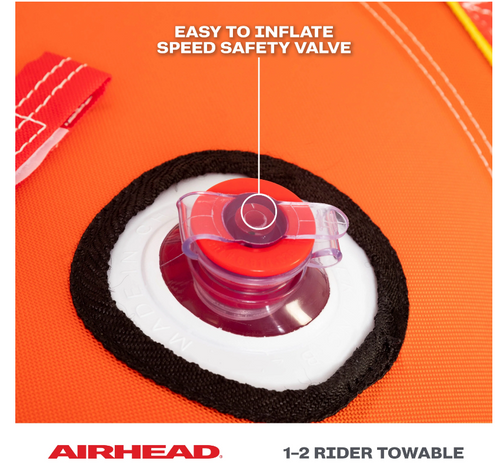 Airhead Big Mable 1-2 Rider Towable Tube for Boating