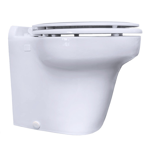 Raritan Comfort Height Marine Toilet Elegance w/Pressurized Freshwater & Smart Toilet Control - White - 12V - US Boating Marine Supplies