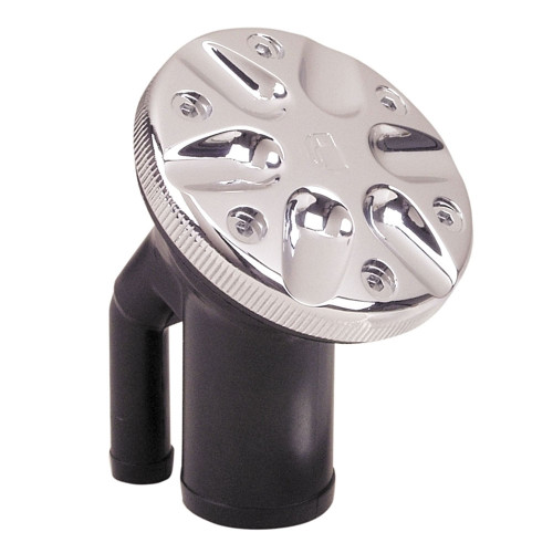 Perko 0590 Vented Fill f/1-1/2" Hose - Angled Neck - Chrome - US Boating Marine Supplies