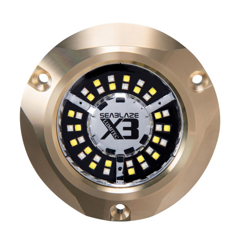 Lumitec SeaBlaze X3 LED Underwater Light - Dual Color White/Blue - US Boating Marine Supplies