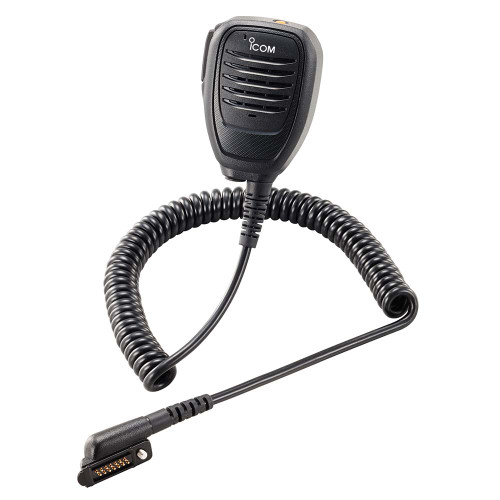 Icom HM-222H Waterproof Speaker Mic w/3.5mm Accessory Jack & 14-Pin Connector - Lighthouse Boating Marine Supplies