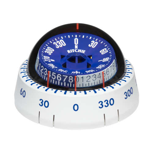 Ritchie XP-98W X-Port Tactician™ Compass - Surface Mount - White - US Boating Marine Supplies
