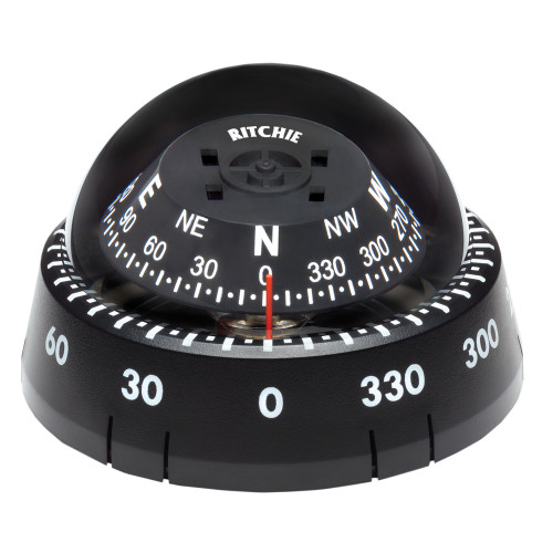 Ritchie XP-99 Kayaker Compass - Surface Mount - Black - Lighthouse Boating Marine Supplies