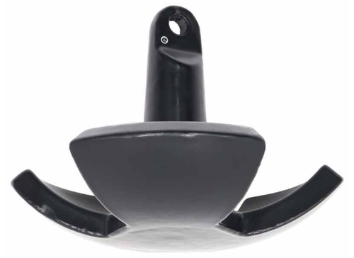 Attwood River Anchor - Black PVC Coated 18 lbs. - US Boating Marine Supplies