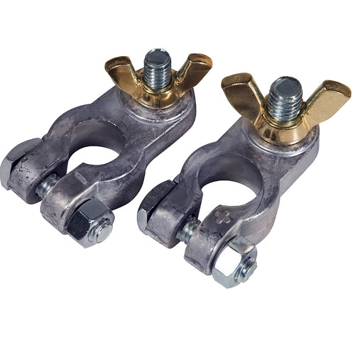 Ancor Lead Battery Terminal - 5/16" & 3/8" Stud - Positive & Negative Combo - Lighthouse Boating Marine Supplies
