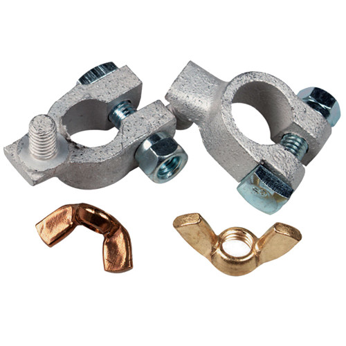 Ancor Tinned Battery Terminal - 5/16" & 3/8" Stud - Positive & Negative Combo - US Boating Marine Supplies